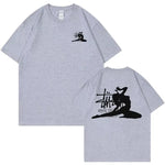 2025Summer Luxury Brand Men's  T-Shirt Printed Fashion Large Size Top Casual Short Sleeve Street Women's T-Shirt RT220