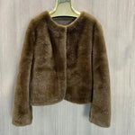 Women's Winter Warm Imitation Mink Fur Jacket Fashionable And Casual Style RT220