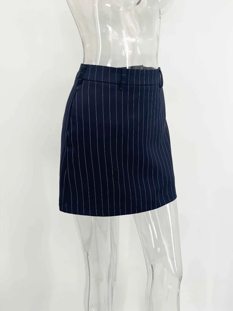 Trendix Elegant Blazer 2 Piece Sets Women V Neck Patchwork Scarf Lace Up Jackets Femme Bodycon Skirt And Commuting Blazers Suits RT220