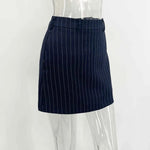 Trendix Elegant Blazer 2 Piece Sets Women V Neck Patchwork Scarf Lace Up Jackets Femme Bodycon Skirt And Commuting Blazers Suits RT220