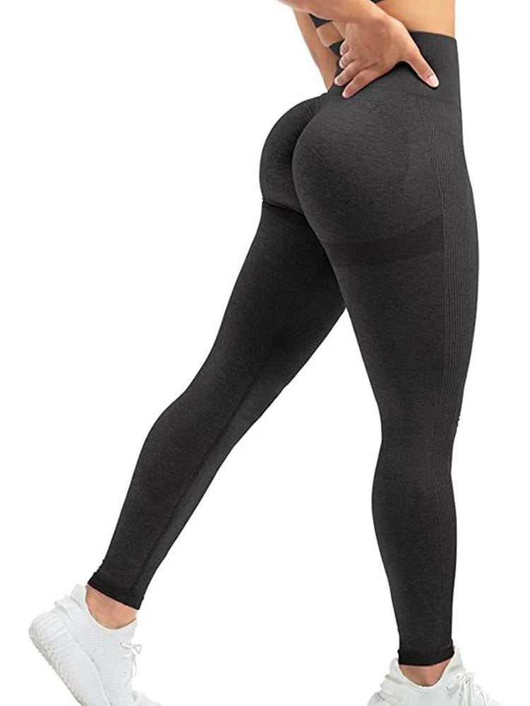 Women Seamless Workout Leggings High Waist Push Up Leggings Ladies Sexy Gym Legging Fashion Black Sports Leggings RT220