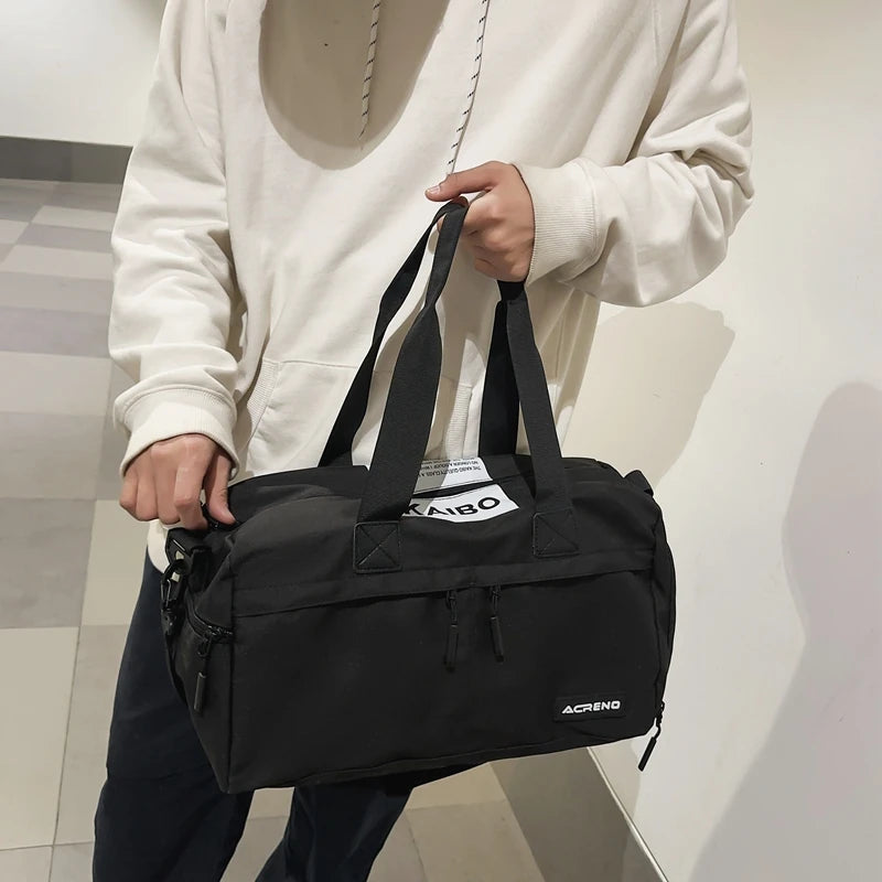 A leisure fashion large capacity fitness travel bag, waterproof fabric, large capacity yoga travel fitness various sports RT220