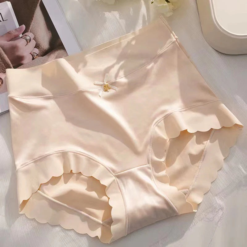 Silk Panties Nice Briefs Soft Underwear Women's Mid rise Elegance Girls Sexy Lingerie RT220