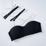 Women Invisible Bra Strapless Bralette 1/2 Cup Women's Underwear Female Seamless Party Wedding Bras Sexy Lingerie New RT220