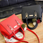 Yogodlns Women Beading Pendant Handbag Ladies Embossed Shoulder Bag Ladies Messenger Bag Hairball Bags High Quality Bag RT220