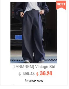 [LANMREM] Pleated Wool Shorts For Women High Waist Straight Office Lady Loose Clothing Korean Style 2025 Summer New 26D8692 RT220