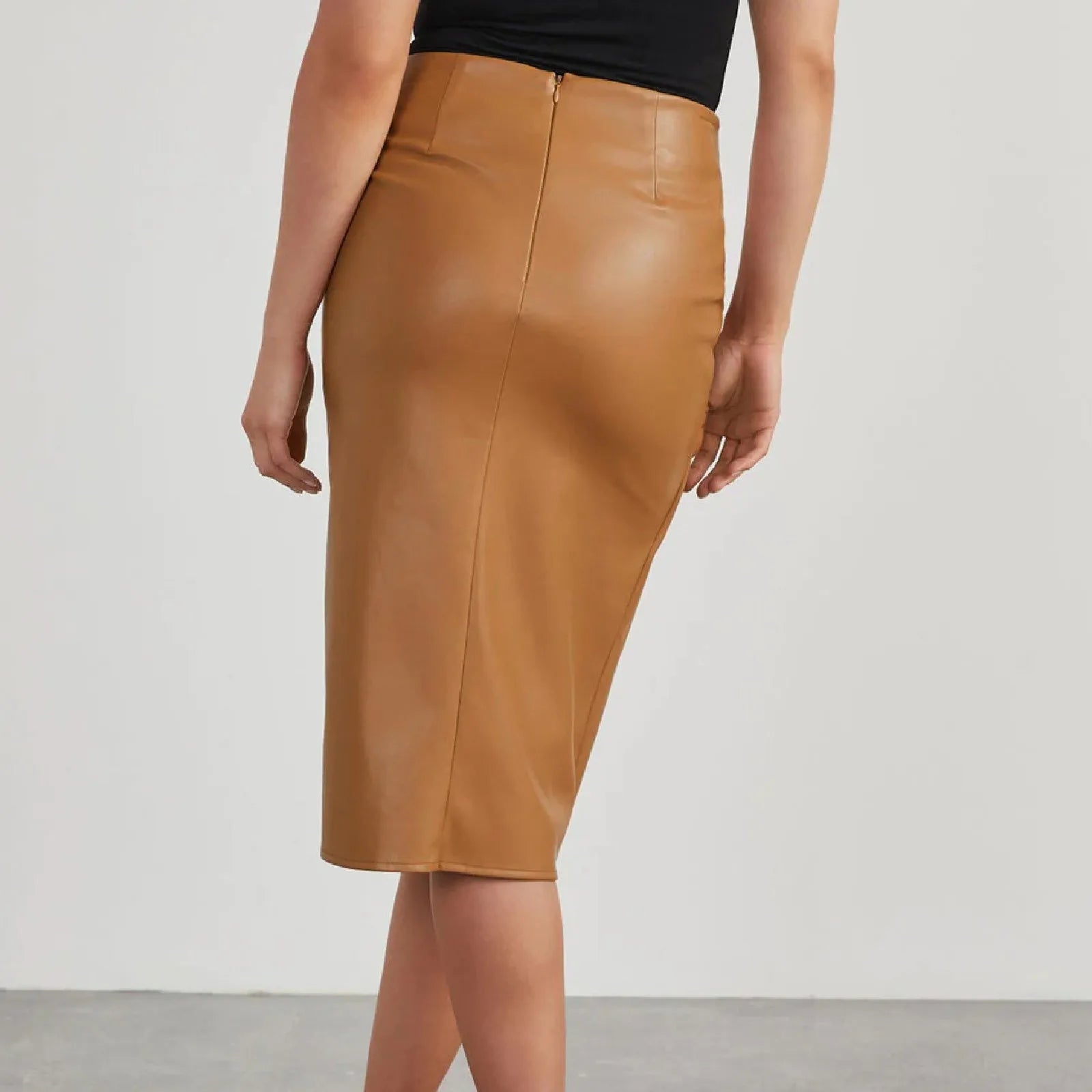 Beach Cover up Skirt Slit Mid Length Sexy Hottie Hip Hugging Leather Skirt For Women In Autumn And Leopard Print Mini Skirt RT220