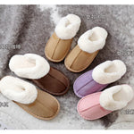 Winter Women Slippers Furry Home Floor Shoes Warm Indoor Slides Men Bedroom Slippers Plush Couples Footwear Soft Non-slip Shoes RT220