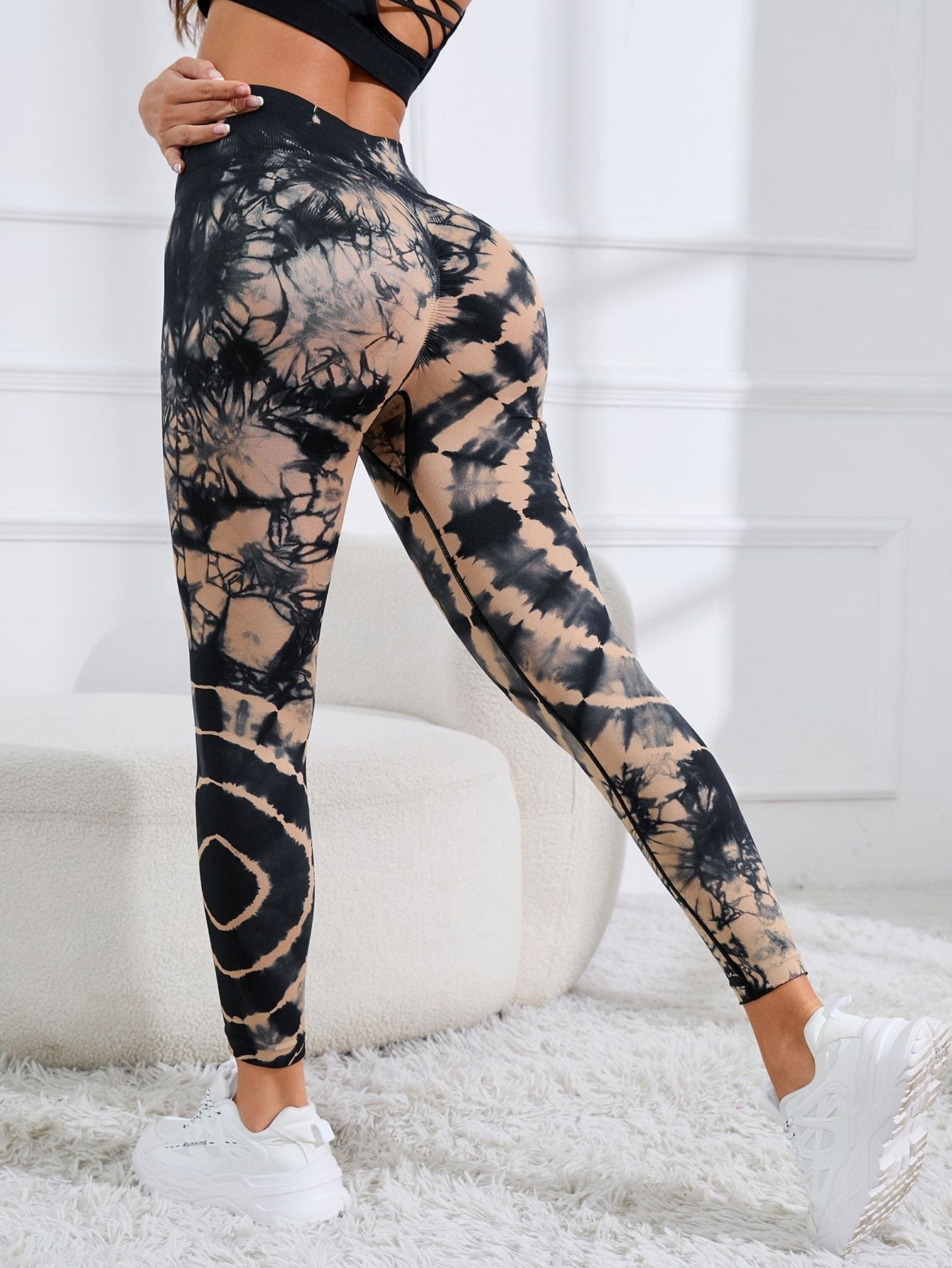 Women Print  Seamless Pants Leopard High Waist Leggings Thin Fitness Pant Push Up Legging Sports Pants Gym Workout Tights RT220