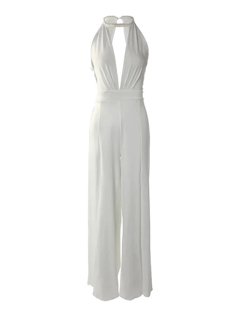 Cutout Lace Patch Sheer Mesh Ruched Jumpsuit Women High Waist Spring Summer Overall Jumpsuits Pants High Waist RT220