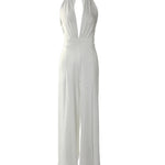 Cutout Lace Patch Sheer Mesh Ruched Jumpsuit Women High Waist Spring Summer Overall Jumpsuits Pants High Waist RT220