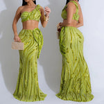 Sexy One-shoulder Long Summer Dress Sequin Birthday Holiday Elegant Party Evening Dresses Luxury Womens Prom Dresses XSY29 RT220