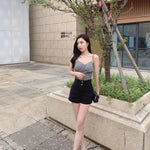 Plus Velvet Thicker Shorts Women Korean Style All-match Sexy Kpop High Waist Autumn Winter Club Streetwear Fashion Solid Buttons RT220