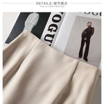 Office Lady Fashion Slim Solid Skirt Koreon Clothing Spring Summer Streetwear New High Waist Elegant Straight Midi Casual Skirts RT220