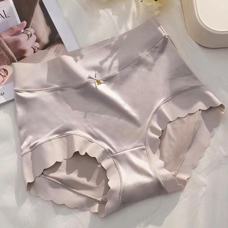 Silk Panties Nice Briefs Soft Underwear Women's Mid rise Elegance Girls Sexy Lingerie RT220