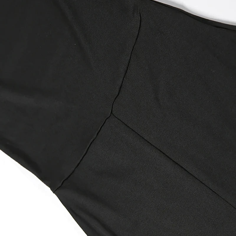 Jumpsuits Autumn New Women Sexy Black Backless Long Sleeve Bodycon Rompers Fashion Streetwear Flare Pants Casual Slim Jumpsuits RT220