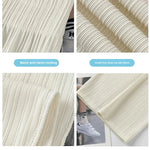 Thin Summer Wide-leg Pants Ice Filament Permeability Women Spring  Women Elastic Waist Stright Long Wide Leg Pants Casual Female RT220