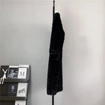 Women Fur Cardigan Thickened Long 2024Autumn Winter V-neck Jacket Female Loose Simple Leisure With Buttons Casual Faux Fur Coat RT220