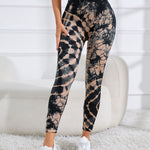Women Print  Seamless Pants Leopard High Waist Leggings Thin Fitness Pant Push Up Legging Sports Pants Gym Workout Tights RT220