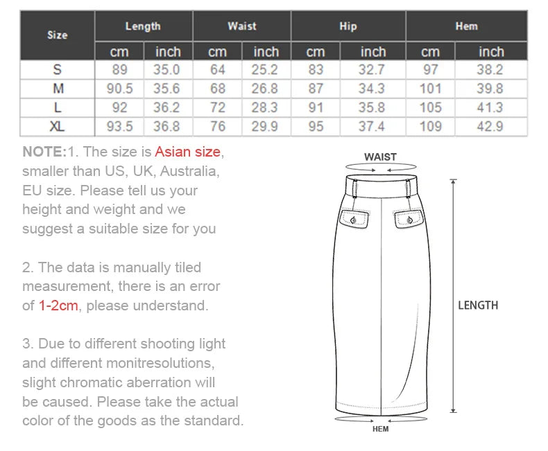 Maden Retro Knitted Skirt Solid Color Slit Fit with Single-side Slit Versatile A - line Skirt for Women's Autumn and Winter RT220