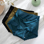 Silk Panties Nice Briefs Soft Underwear Women's Mid rise Elegance Girls Sexy Lingerie RT220