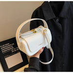 Classic Black Shoulder Bag Women's Versatile Retro Crossbody Square Bags 2024 New Large Capacity Textured Leather Flap Handbags RT220