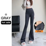 Outer Wear Women's Peach Hip Flare Pants Slim Yoga Pants Solid Color High-waisted Antibacterial Hundred Bottoms RT220
