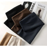 Office Lady Fashion Slim Solid Skirt Koreon Clothing Spring Summer Streetwear New High Waist Elegant Straight Midi Casual Skirts RT220