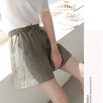 High Waisted Casual Linen Shorts Women Gym Workout Shorts Cotton Short Pants Loose-fitting Ladies Short Femme Women Shorts Sport RT220