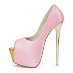 Liyke Sexy Peep Toe Party Nachtclub Stripper Pole Dance High Heels Wedding Prom Shoes Stiletto Women Platform Pumps Size 34-45 RT220