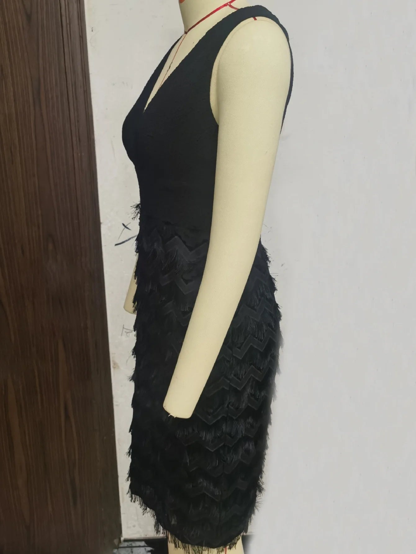 Luxurious Women's Evening Dresses Cocktail Bodycon Elegant Party Dress Sexy Stitching Sequin Short Formal Prom Dress HXY6958 RT220