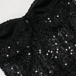 Long Dresses With Sleeves Strapless Sequin Womens Dresses See-through Elegant Party Evening Dress Birthday Prom Maxi Dress XSY22 RT220