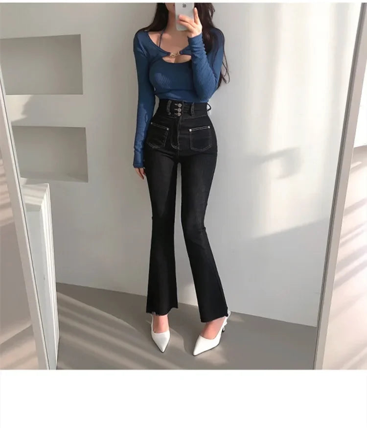 Sexy Tank Top Cropped Inner Strapless Long Sleeve Cover Up Outer Wear 2-piece Set Women's Summer Fashionable Suit RT220