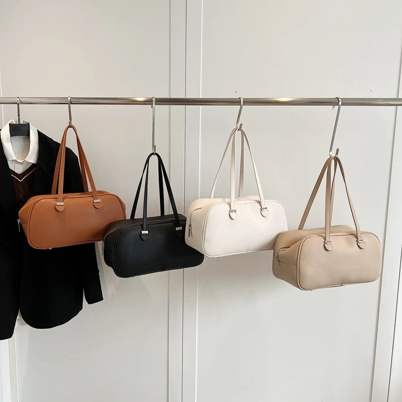 LEFTSIDE Fashion Retro Women Pillow Handbags and Purses 2025 Spring Luxury Leather Tote Bags Trend Females Shoulder Bags RT220