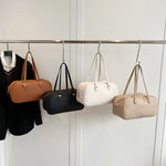 LEFTSIDE Fashion Retro Women Pillow Handbags and Purses 2025 Spring Luxury Leather Tote Bags Trend Females Shoulder Bags RT220