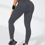 Women's Seamless Yoga Leggings High-Waisted Butt-Lifting Workout Leggings for Running Gym & Training  Activewear Slim Tights RT220