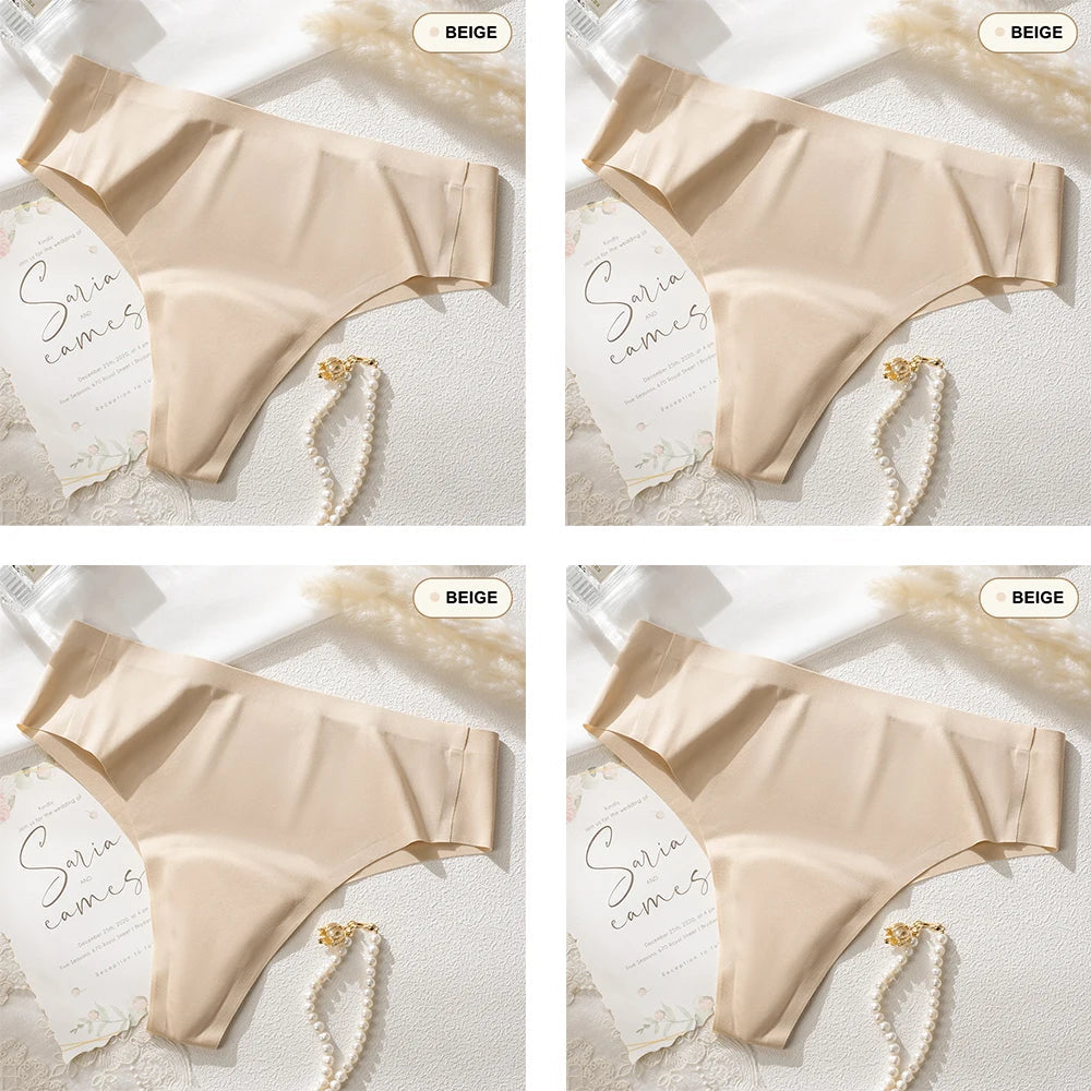 4Pcs Camel Toe Proof Thong Seamless Panties Invisible Camel Toe Concealer Cover Cameltoe Prevention Underwear For Leggings Gym RT220