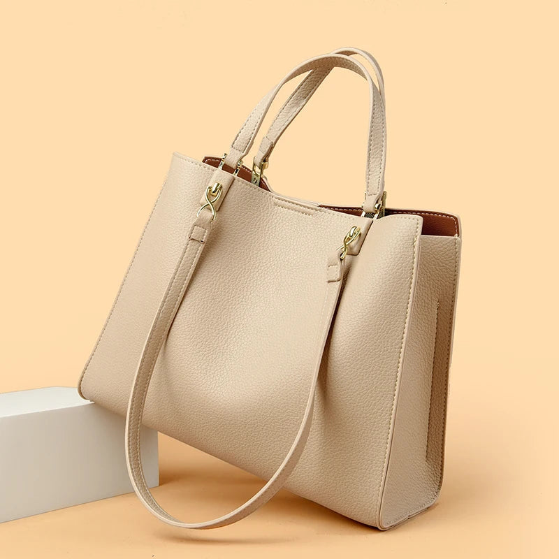 Genuine Brand Luxury Designer Women Bags High Quality Leather Shoulder Crossbody Messenger Tote Bag Large Handbag Purses RT220