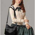 Fashion Women's Brand Trendy Shoulder Bag Leather Crossbody Bag High Quality Women Tote Bags 2024 Large Capacity Female Handbags RT220