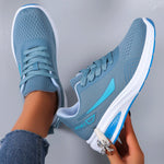 Spring new women's sports shoes, fashionable, breathable, lightweight, non-slip, wear-resistant, casual sports shoes, flat shoes RT220