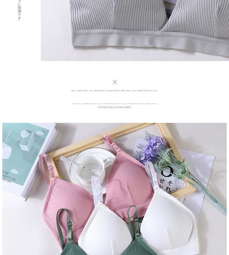 Women Yoga Sports Bras Triangle Cup Underwear Female Breathable Wrapped Tube Top Sexy Beauty Back Adjustable Sling Bra Vest RT220