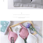 Women Yoga Sports Bras Triangle Cup Underwear Female Breathable Wrapped Tube Top Sexy Beauty Back Adjustable Sling Bra Vest RT220