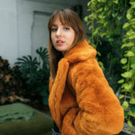 Thick Faux Fur Jacket Women Wine Red Autumn Winter Korean Maxi Coat Long Warm Luxury Fur Black Parkas Bontjas Furry Outerwear RT220