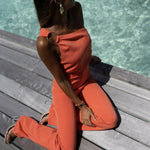 2024 Summer Europe and The United States Sexy Women's Solid Color Nightclub Jumpsuit Casual Pants RT220