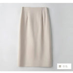 Office Lady Fashion Slim Solid Skirt Koreon Clothing Spring Summer Streetwear New High Waist Elegant Straight Midi Casual Skirts RT220