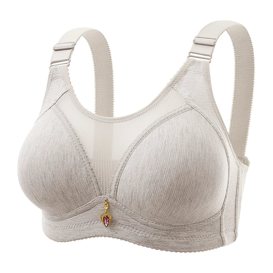Bra for Women Comfortable Non-slip Push-up Sports Bra with Wide Shoulder Straps Chest Pad for Women Breathable lingerie RT220