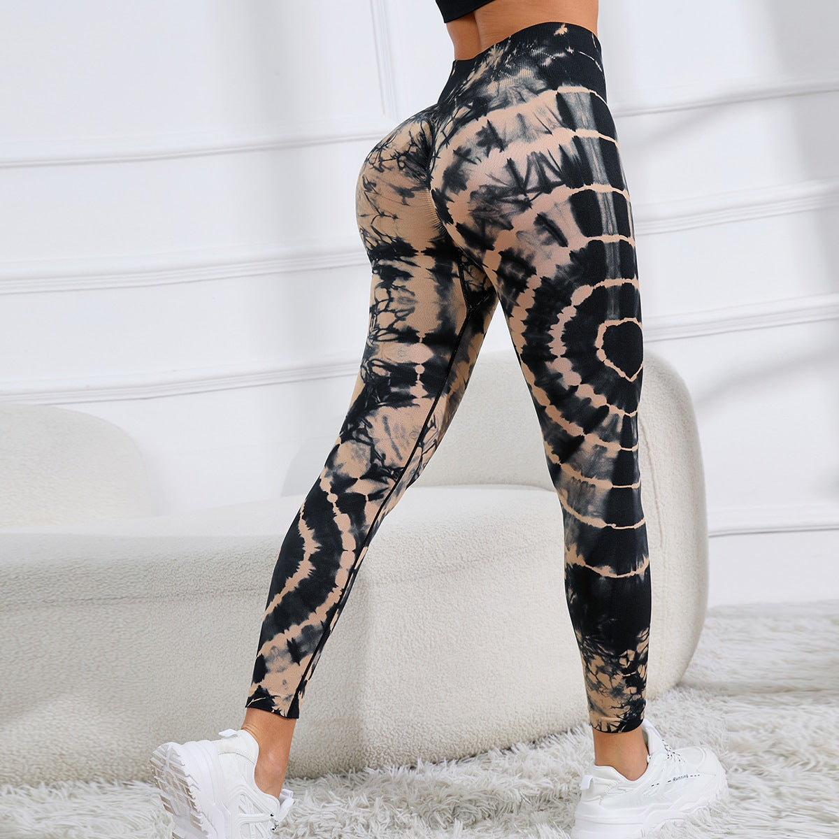 Women Print  Seamless Pants Leopard High Waist Leggings Thin Fitness Pant Push Up Legging Sports Pants Gym Workout Tights RT220