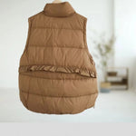 Winter Ultra Light Thin Duck Down Vest Feather Jacket Women Quilted Short Warm Basic Casual Oversize Waistcoat RT220