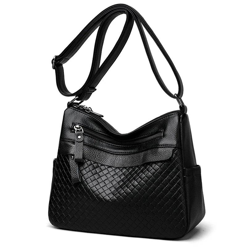 Fashion Women's Brand Trendy Shoulder Bag Leather Crossbody Bag High Quality Women Tote Bags 2024 Large Capacity Female Handbags RT220