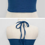 Sexy Tank Top Cropped Inner Strapless Long Sleeve Cover Up Outer Wear 2-piece Set Women's Summer Fashionable Suit RT220